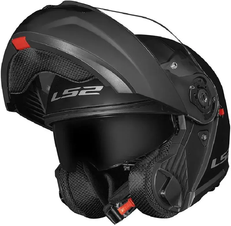 Capacete LS2 Strobe II FF908 Articulado Preto Fosco